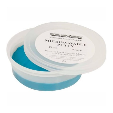 Fabrication Enterprises Theraputty Microwaveable Exercise Putty, Firm, Blue, 4 Ounce 300504